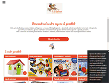 Tablet Screenshot of labefanagiocattoli.com